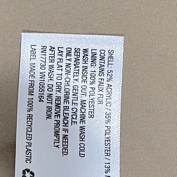 Merona like new Faux Fur vest - Picture 3 of 4